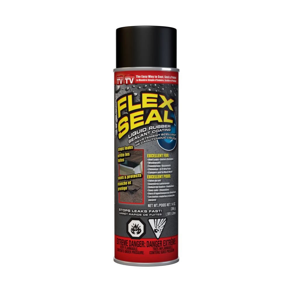 Flex Seal Spray Black - Liquid Rubber Sealant Coating