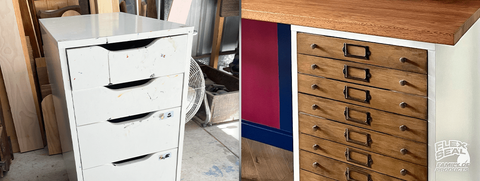 DIY Home Office Desk With Flex Glue