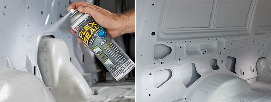 Sealing a Cargo Van With Flex Seal Spray