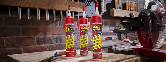 What are the safety precautions for using Flex Caulk?