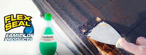 How to Remove Flex Seal Spray from Surfaces