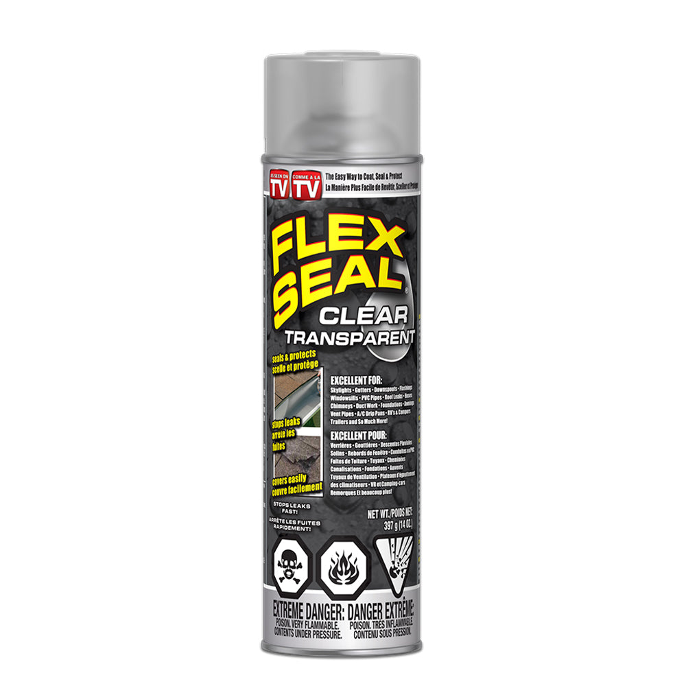 Flex Seal Spray Clear - Liquid Rubber Sealant Coating