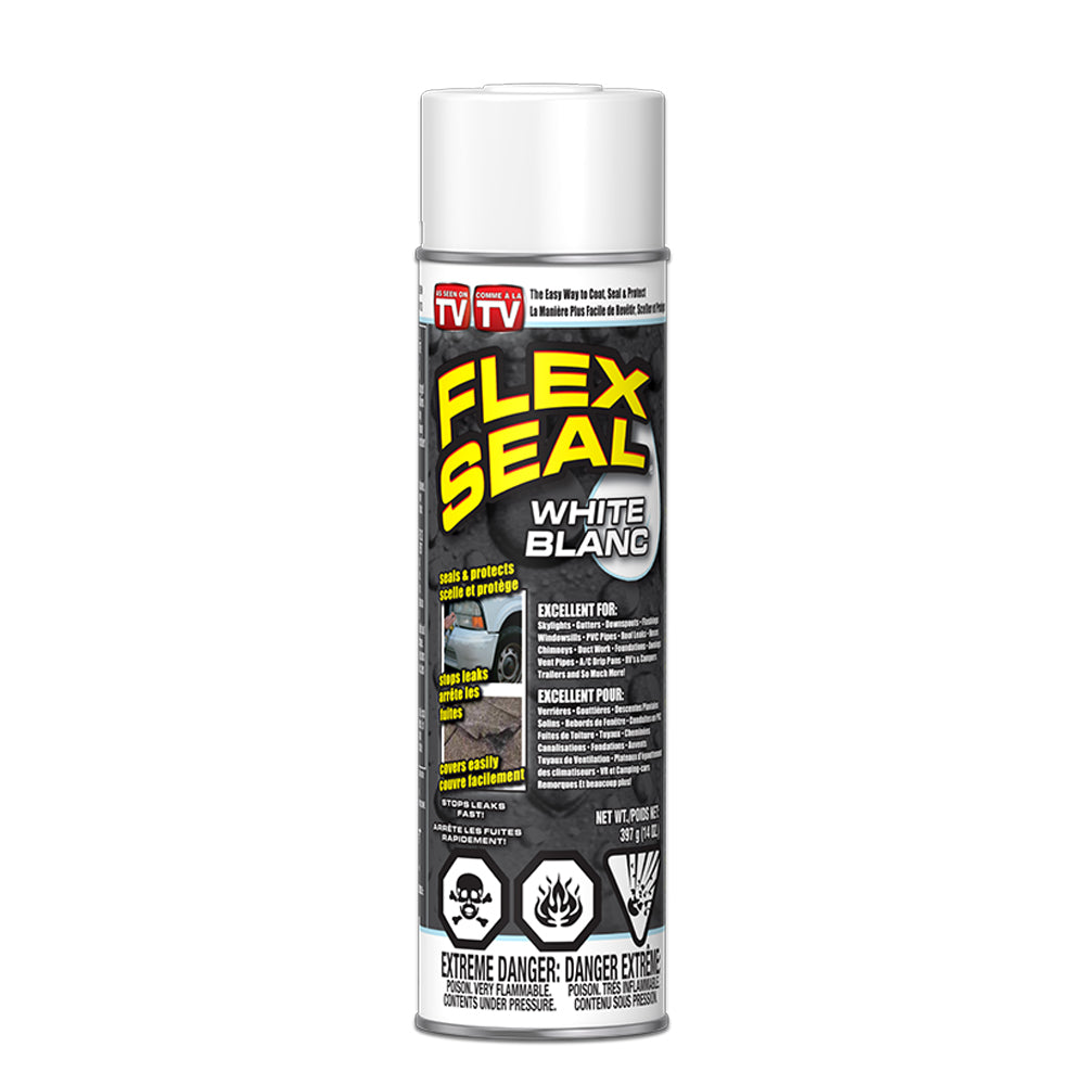 Flex Seal Spray White - Liquid Rubber Sealant Coating